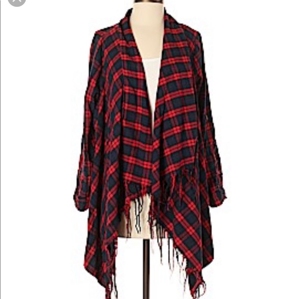 Darling Million Bullpup checkered sweater cardigan